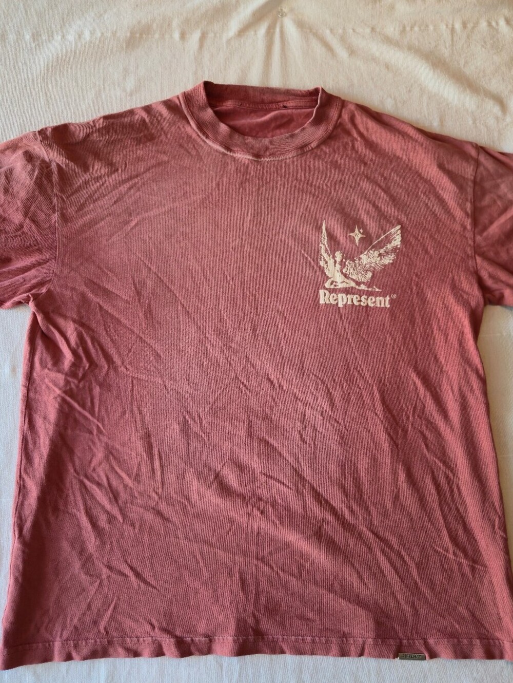 Represent Spirits of Summer Graphic T-Shirt in Faded Red Size Large